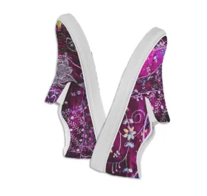 Slip-On Fashion Sneakers for Girls. Boho, Ethnic, Indian Design. Jooots from Artikrti