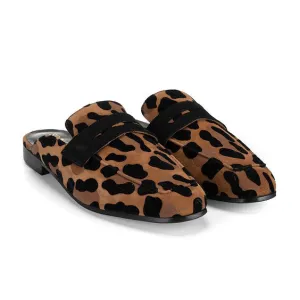 Sophique Riviera Suede Mule Leopard