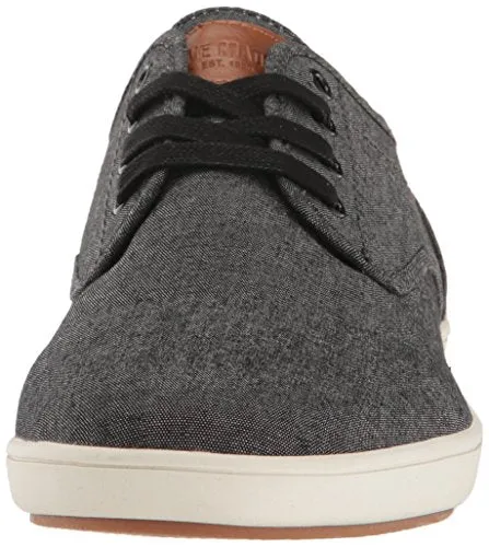 Steve Madden Men's Fenta Fashion Sneaker, Black Fabric, 9.5 M US