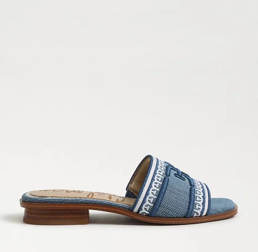 Stevie Sandal Denim Navy Multi