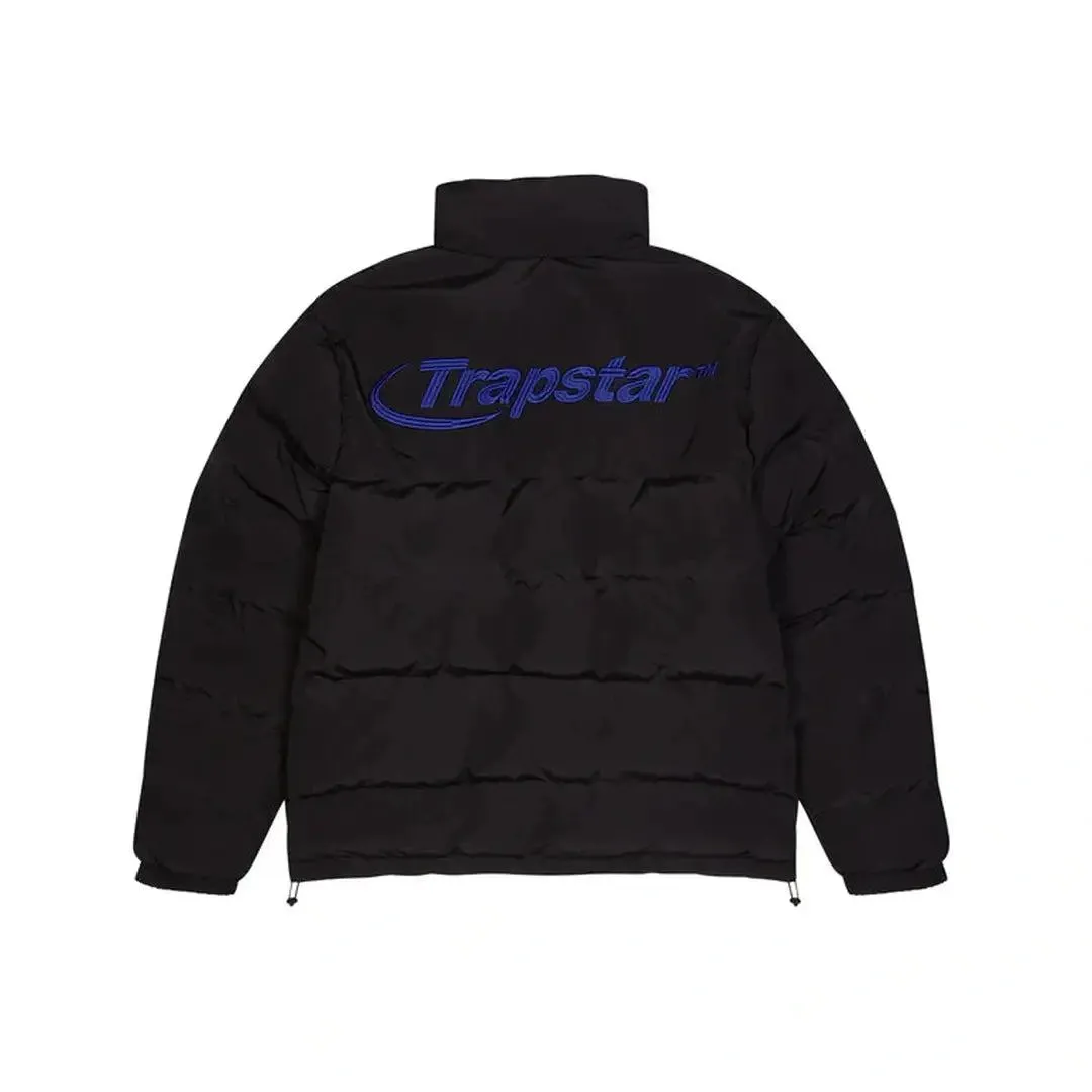 Trapstar Hyperdrive Puffer Jacket (Black/Blue)