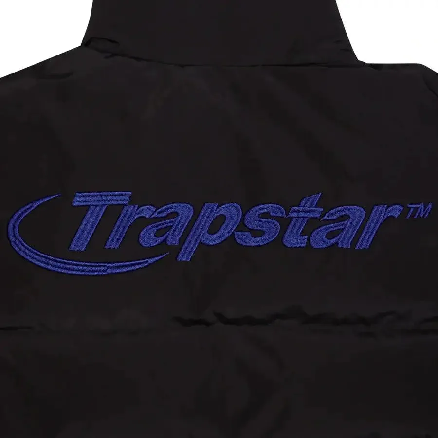 Trapstar Hyperdrive Puffer Jacket (Black/Blue)