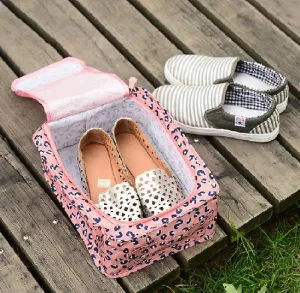 Travelling Shoes Pouch Small Printed (Random Print) - H00066