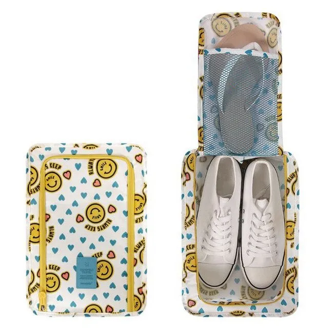 Travelling Shoes Pouch Small Printed (Random Print) - H00066