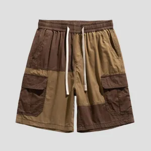 Two Tone Cargo Shorts Style