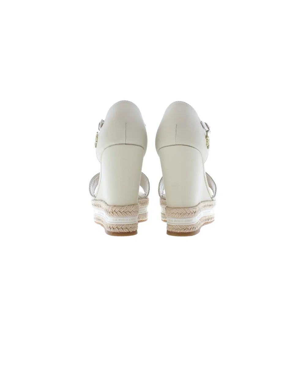 US POLO WOMENS WEDGE IN CANVAS WITH ROPE