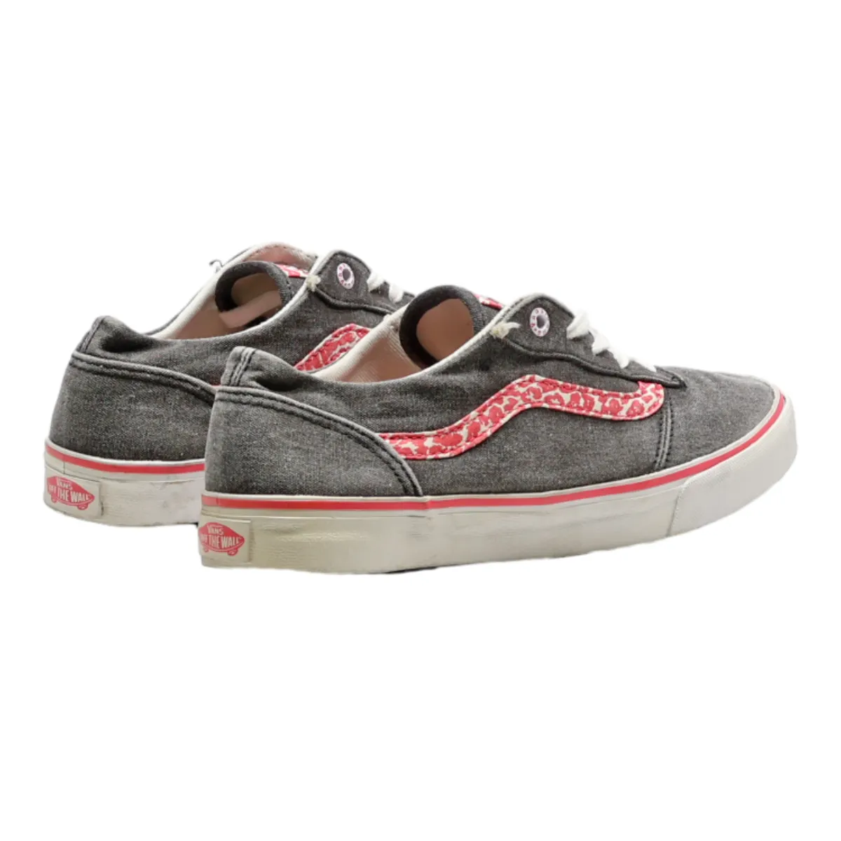 VANS Authentic Low Top Trainers Grey Canvas Womens UK 5.5