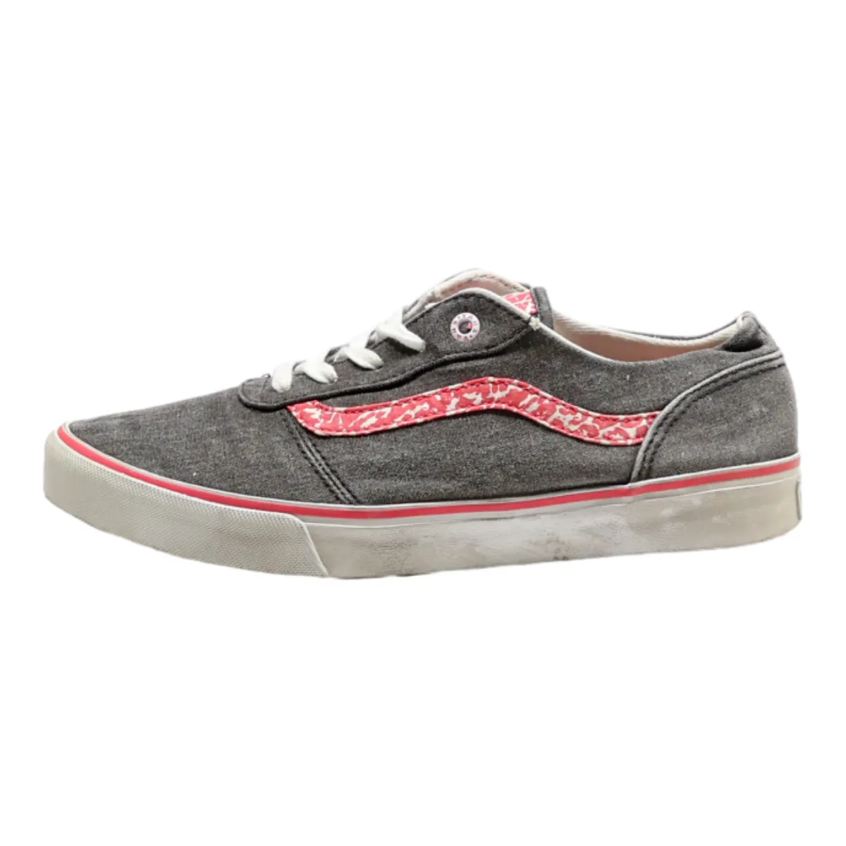 VANS Authentic Low Top Trainers Grey Canvas Womens UK 5.5