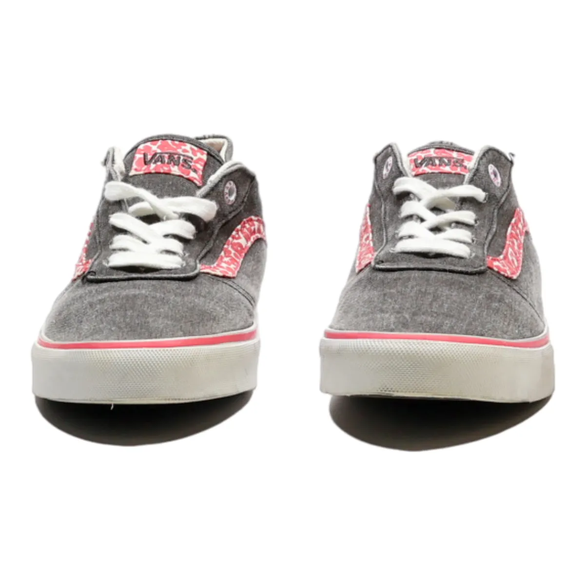 VANS Authentic Low Top Trainers Grey Canvas Womens UK 5.5