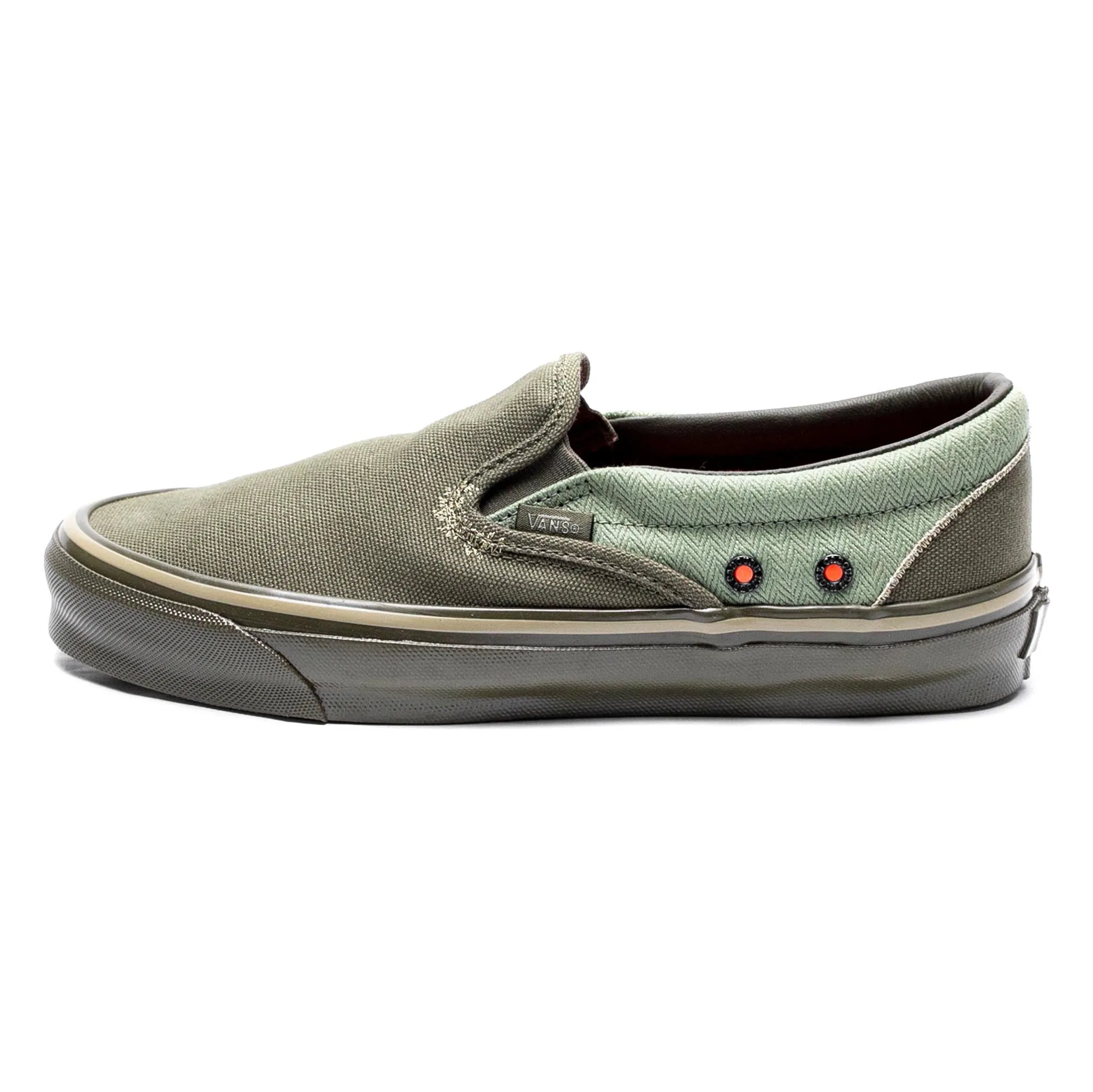Vans Vault x Nigel Cabourn OG Classic Slip-On LX Army Mix