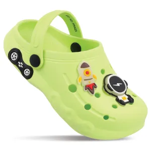 Walkaroo Kids Clogs  - WK423 Green