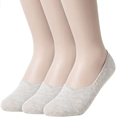 Womens Anti-Slip No Show Socks Low Cut Liner Socks 5 Colors
