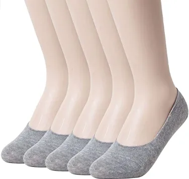 Womens Anti-Slip No Show Socks Low Cut Liner Socks 5 Colors