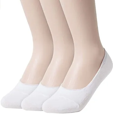 Womens Anti-Slip No Show Socks Low Cut Liner Socks 5 Colors