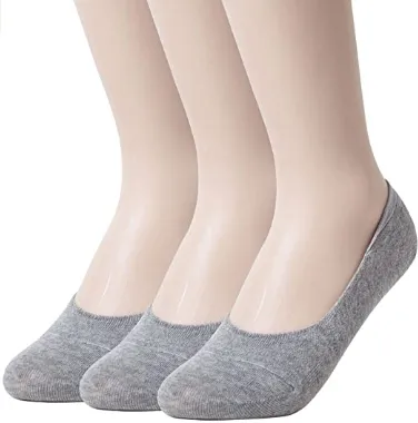 Womens Anti-Slip No Show Socks Low Cut Liner Socks 5 Colors