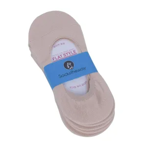 Womens Anti-Slip No Show Socks Low Cut Liner Socks 5 Colors