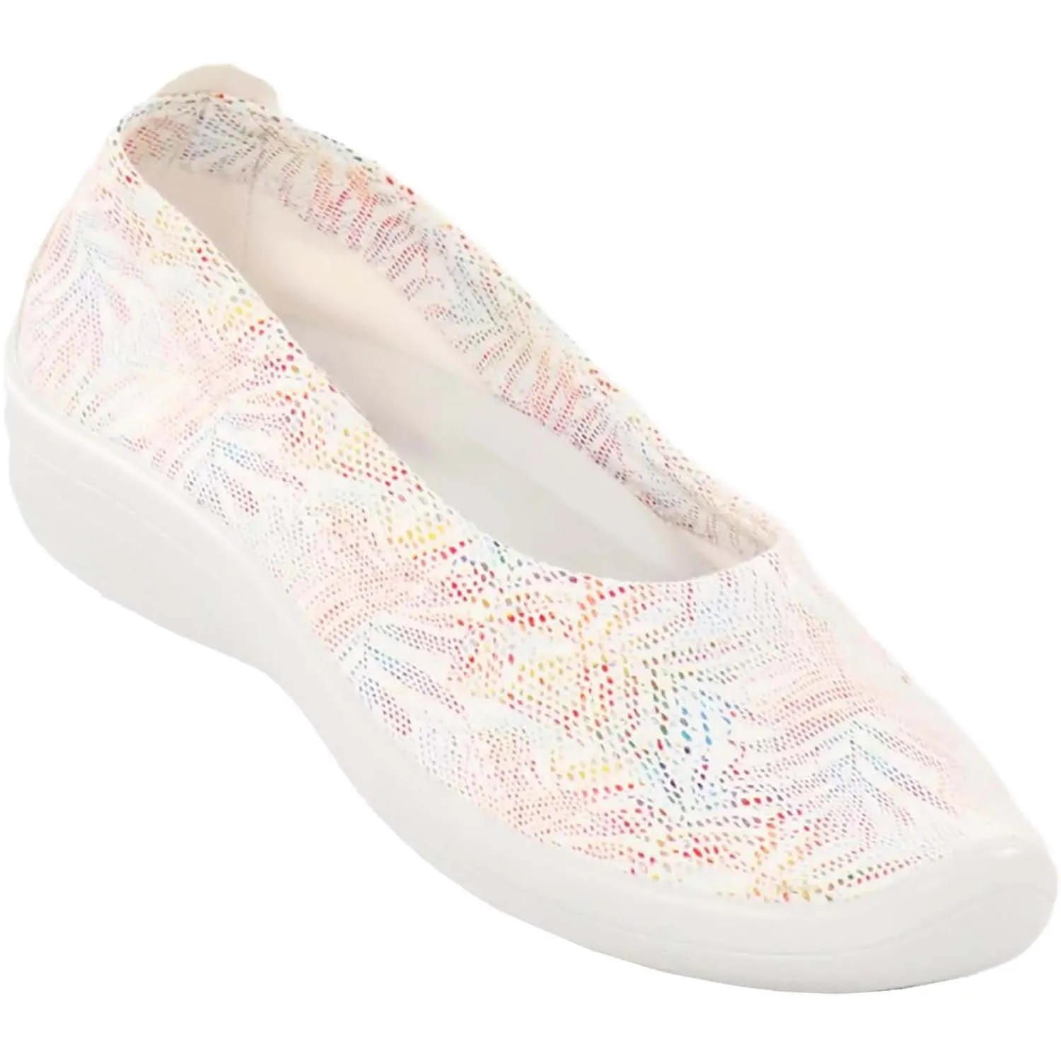 Women's Arcopedico Lanin White Palm Multi