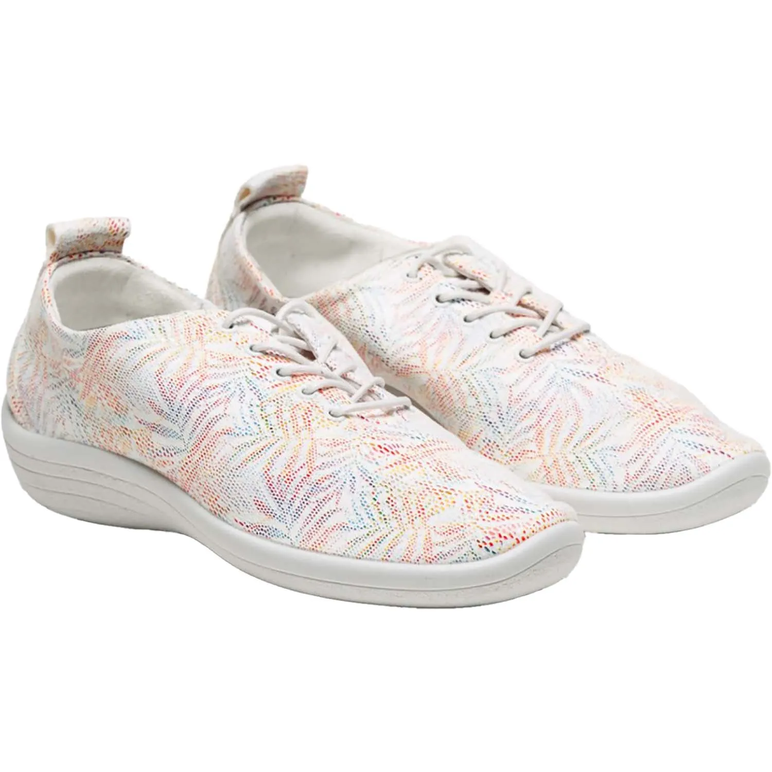 Women's Arcopedico Lanin White Palm Multi