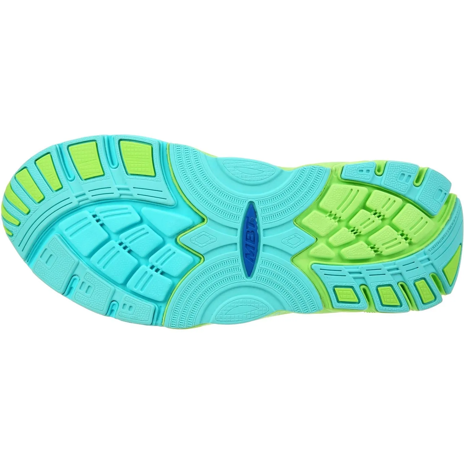 Women's MBT Zee 17 Running Shoe Teal/Green Mesh