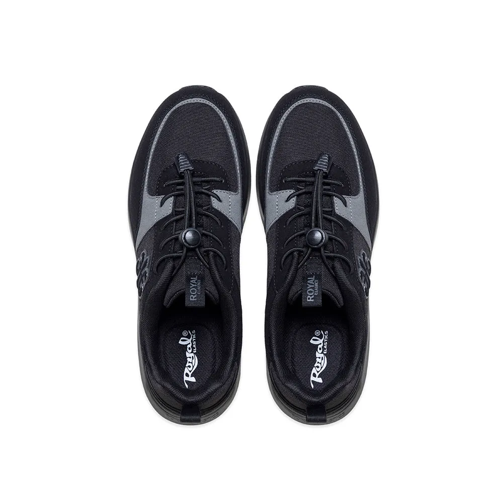 Women's Riviera Black Gray Casual Sneakers 97843-998