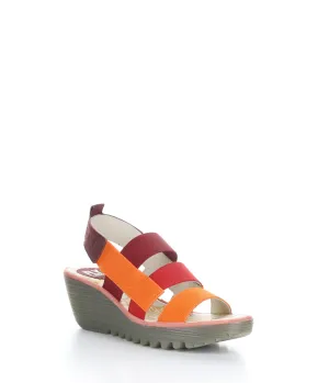 YERY389FLY MULTI RED Round Toe Shoes