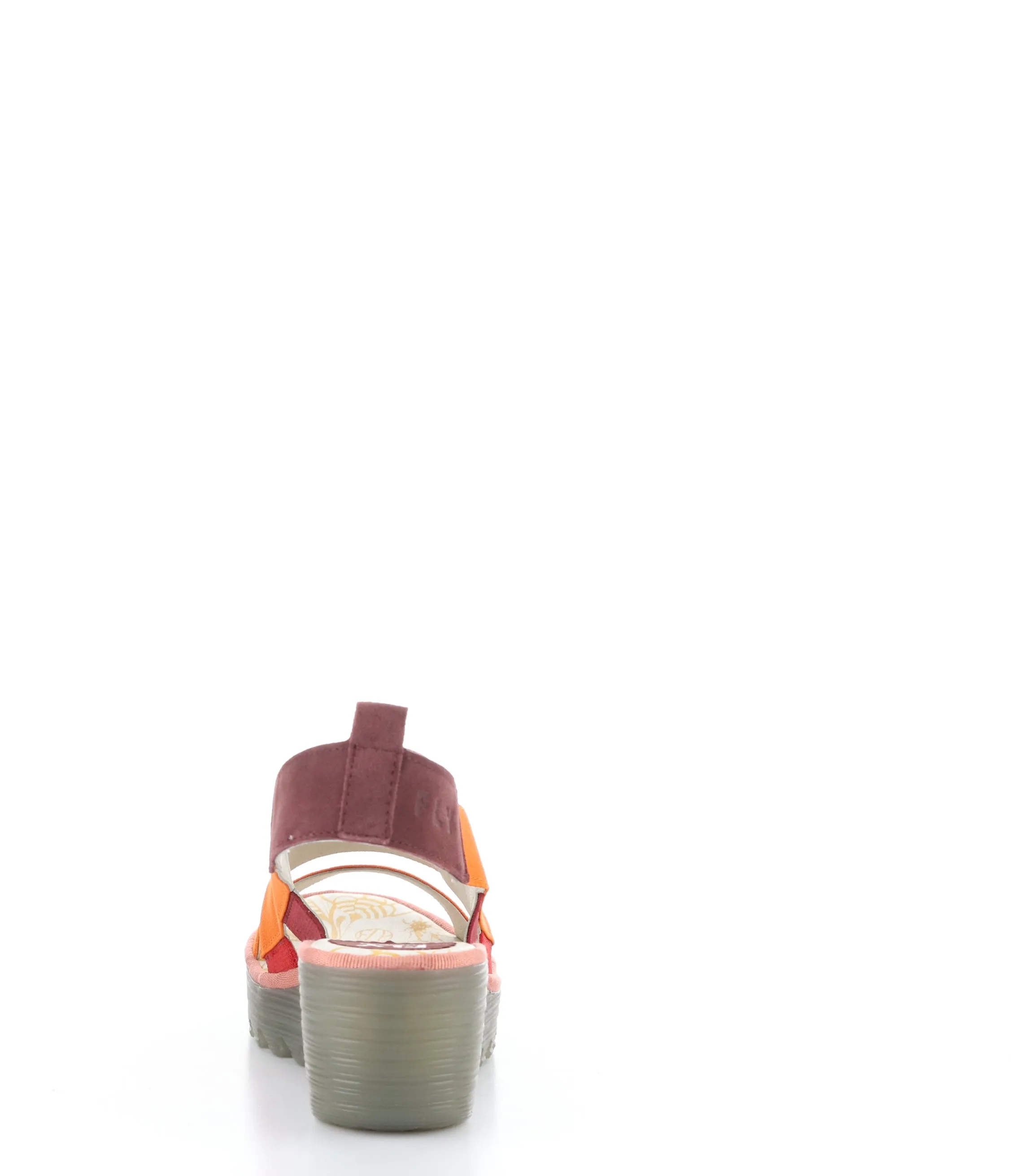YERY389FLY MULTI RED Round Toe Shoes