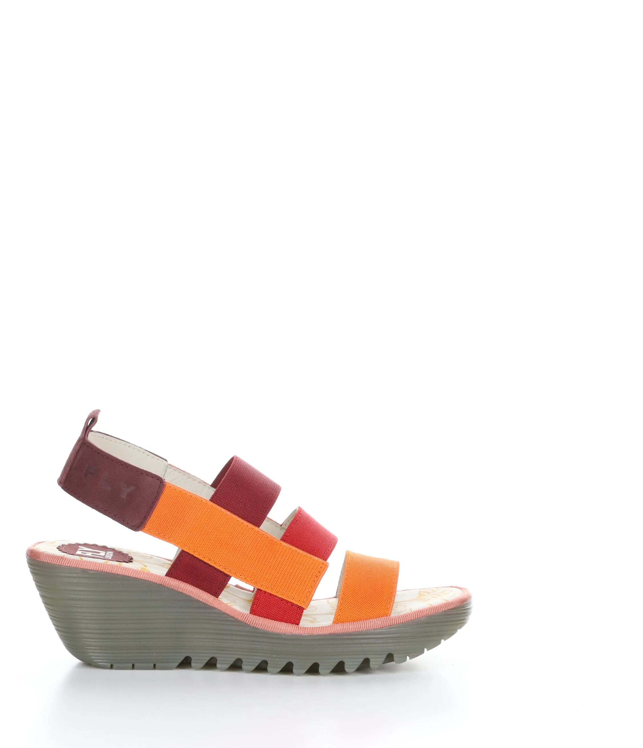 YERY389FLY MULTI RED Round Toe Shoes