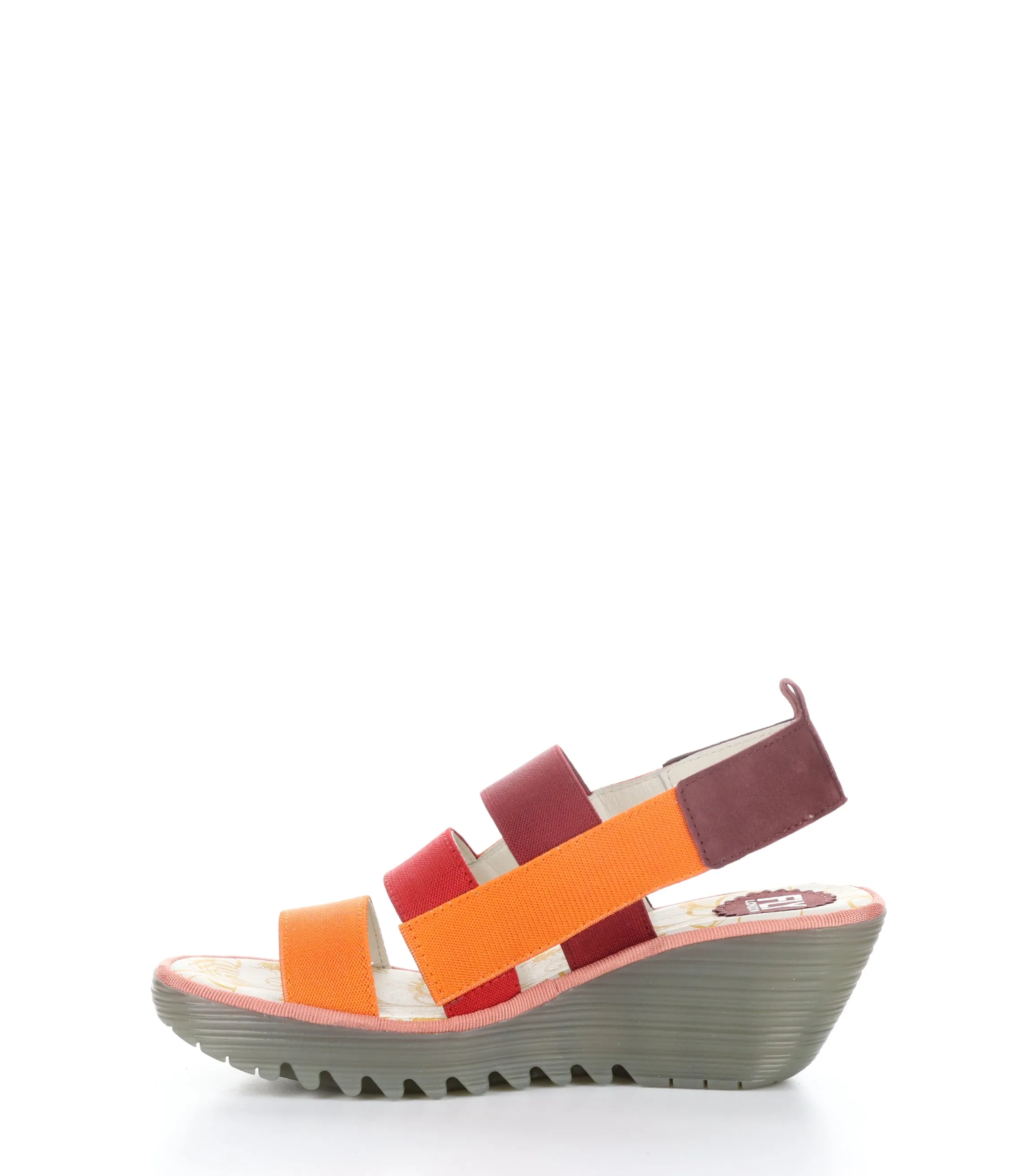 YERY389FLY MULTI RED Round Toe Shoes